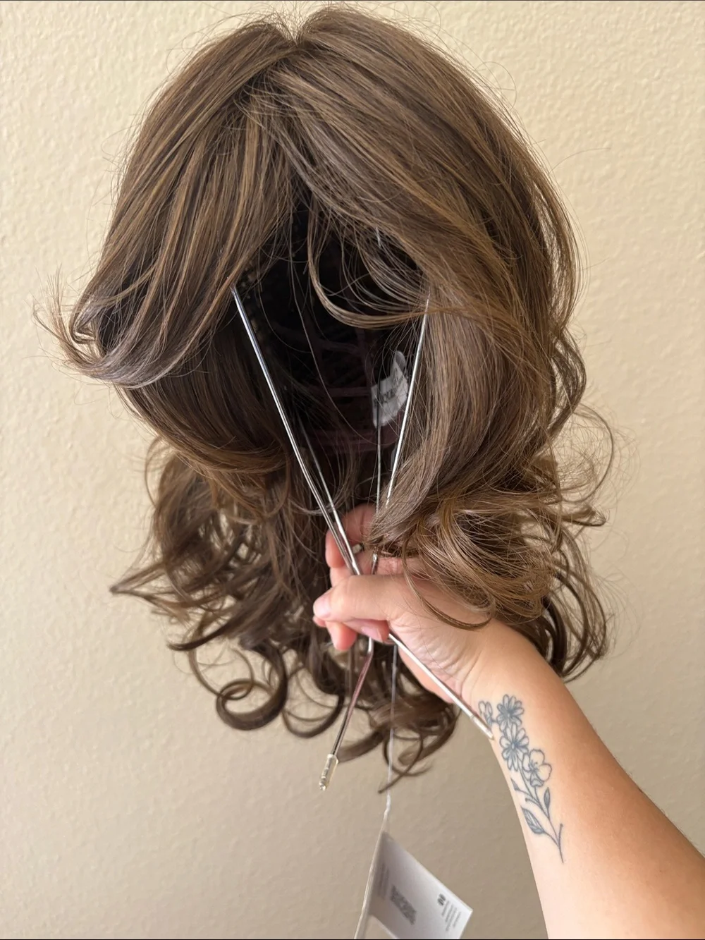 Women’s Synthetic Wig - Sunlit Chestnut Brown Layered Curls